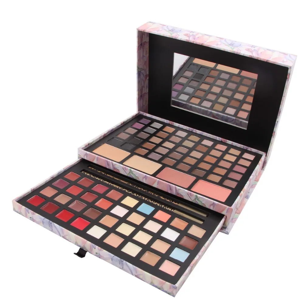 2 sets Miss Rose professional makeup box Eyeshadow palette concealer