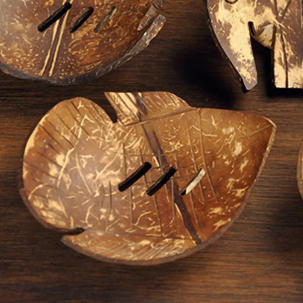 حاوية خشبية لا الحفر الحمام قابلة لإعادة الاستخدام اكسسوارات صحن الصابون المنزل تخزين صندوق حامل ورقة على شكل اليدوية رف