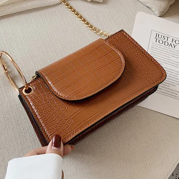 

Stone Pattern Women's Shoulder Bag PU Leather Crossbody Bags for Women 2019 Lady Handbags Sac A Main Bandouliere Femme