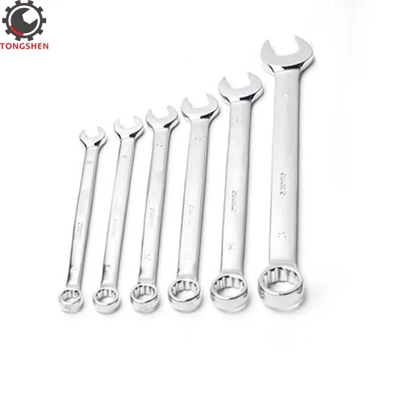6pcs Ratcheting Wrench Set Ratcheting Combination Spanner Wrench Sets Hand Tools Ratchet Handle Wrenches 8/9/10/11/12/13mm 1 4inch ratchet head torque wrench high precise torque preset wrenches 2 14nm