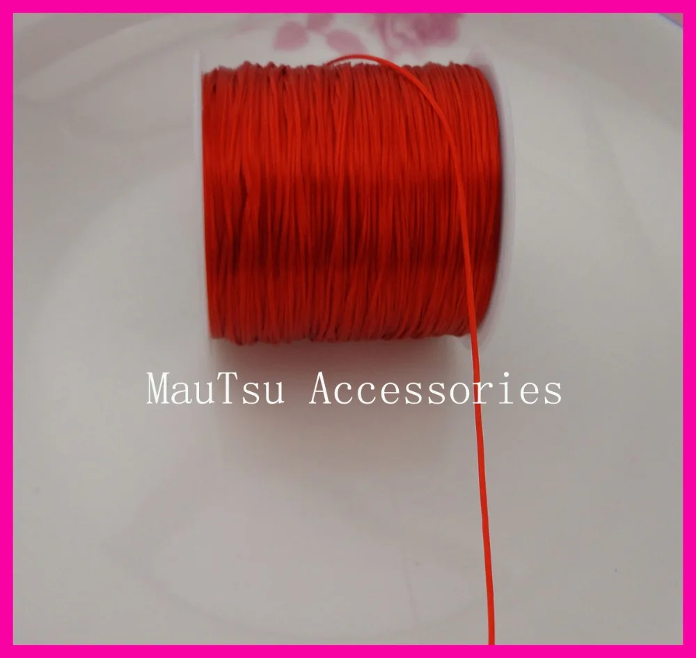 

80Yards per roll,high quality Red Floss elastic threads from Japan,elastic stretch beading cords as jewelry findings