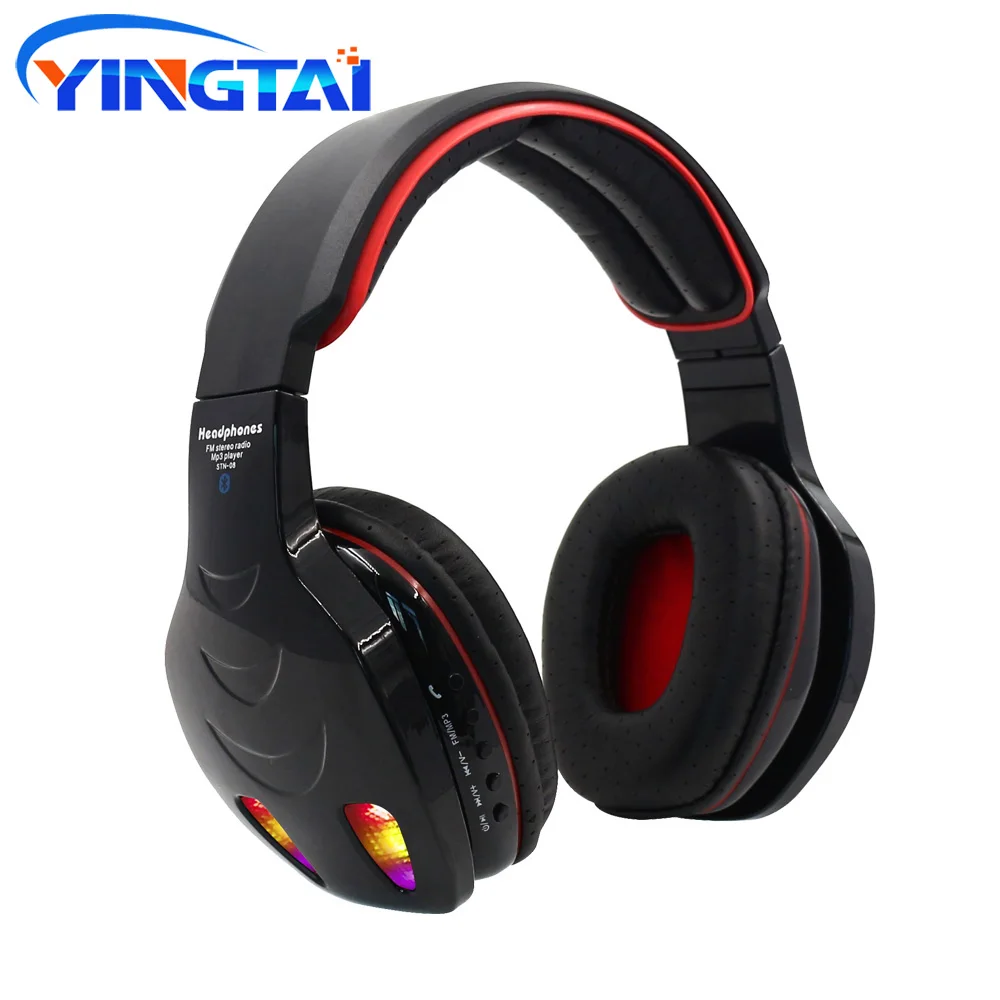 YINGTAI Stereo Gaming Headset Bluetooth Headphones Wireless Music Earphone with Mic for Phones Computer PC | Электроника