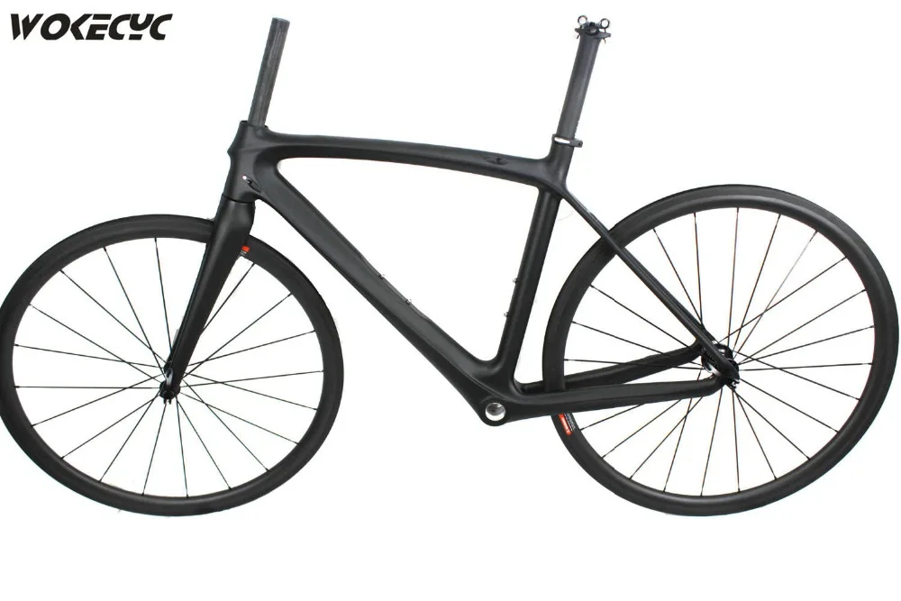 Flash Deal wokecyc 700C Road Bike T800 Carbon Fiber Frame Cycling Bicycle Bicicleta  38MM 3k Wheelset  Hub  R13 0