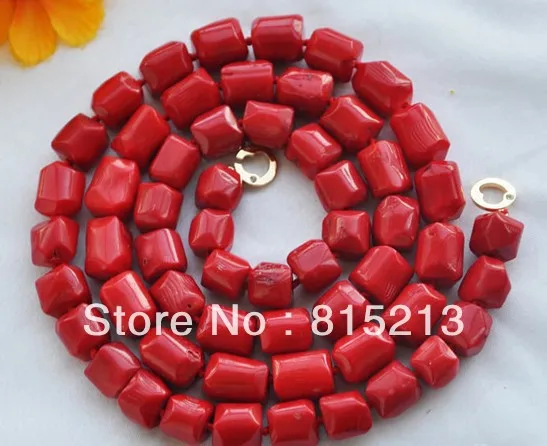 

ddh0012 Huge 35" natural 13x15mm massive red coral bead NECKLACES 28% Discount