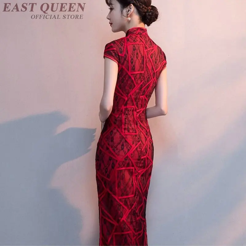 Китайское свадебное платье cheongsam современное китайское qipao тонкая красная туника