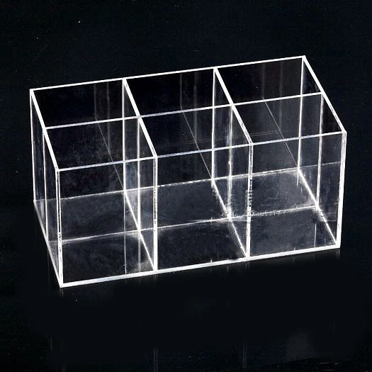 

Acrylic Jewelry Display Container Box With 6 Grids