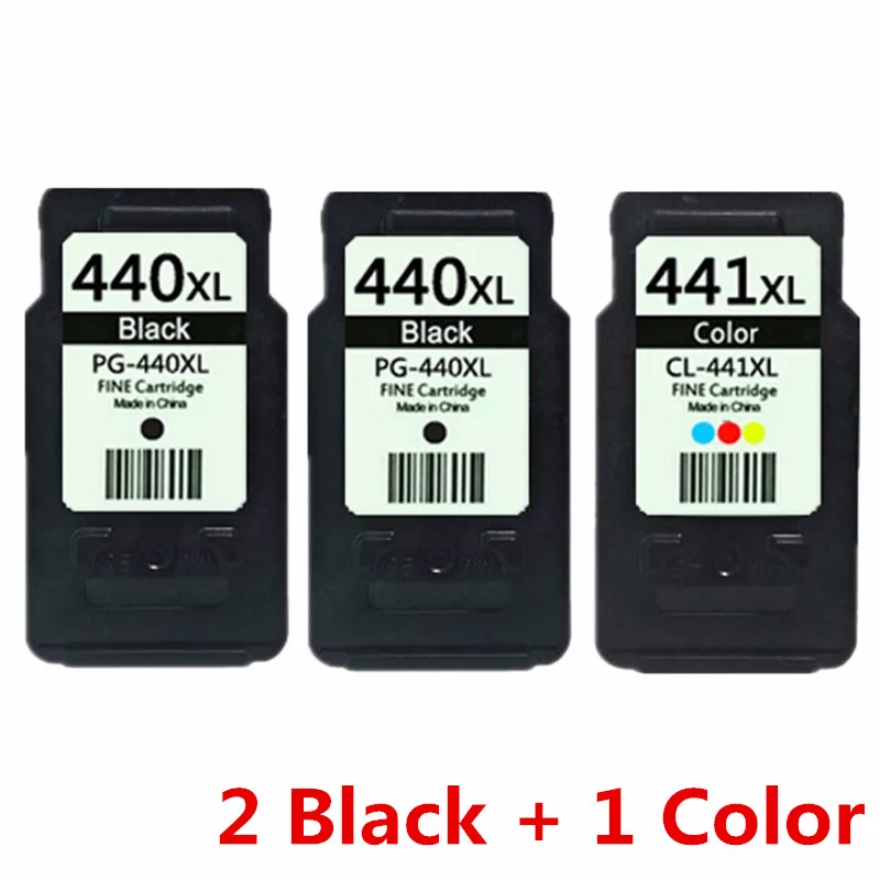 Восстановленные картриджи для Canon PG-440 XL PG-440XL PG 440 PG440 CL-441XL CL441 Pixma MG2180 MG3180 MG4180 MG4280 - Цвет: 1 Set 1 Black