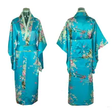 Новинка; халат с короткими рукавами; семейный халат; пижамы из искусственного шелка; традиционное японское кимоно; популярный весенний банный халат; JXH25