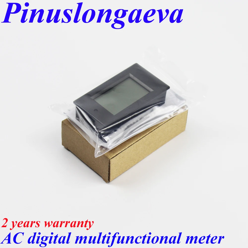

Pinuslongaeva Factory outlet Embedded multifunctional Ammeter Voltmeter Wattmeter Power meter AC220V AC110V AC80-260V