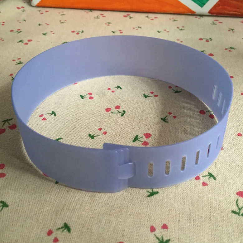 100Pcs Plastic Frosted Collar Band For Shirt Package Clear Collar