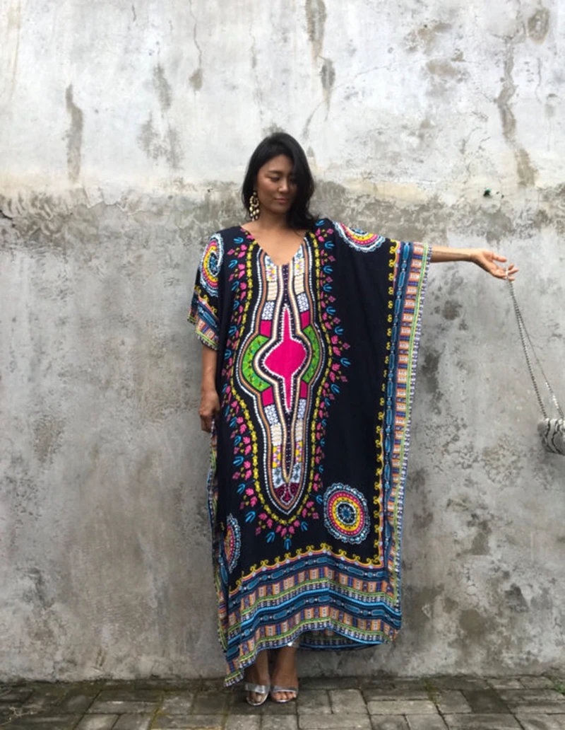 Billig 2018 druck Strand Lange Kleid Sarongs Abdeckung ups Bademode Bobe de Plage Pareo Strand Tuniken badeanzug abdeckung ups saida de Praia