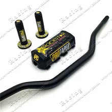 Rockstar Handlebar Pads PRO Taper Handle Grips Aluminum Fat Bar 1-1/8″ Dirt Pit Bike Motocross Motorcycle Handle bar 810mm