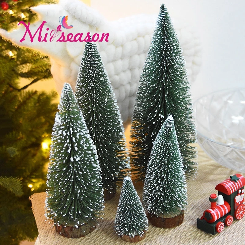 

Miiseason 5 PCS Mini Artificial Christmas Tree Xmas Trees Simulation Pine tree For Christmas Ornaments Home Event Party Decor