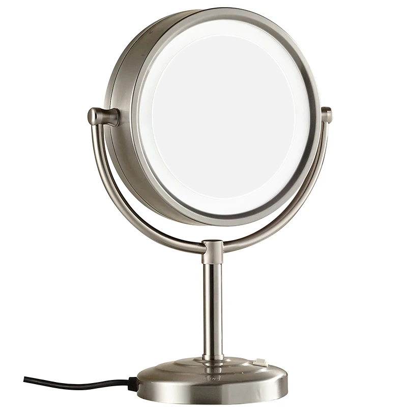 8.5 Inch 10x Magnifying Double Sided Vanitys Lighted Makeup Mirrors
