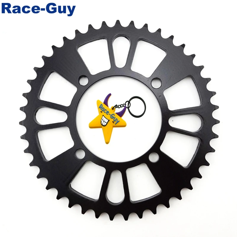 

420 76mm 43 Tooth Black Rear Chain Sprocket For 50cc 70cc 90cc 110cc 125cc 140cc 150cc 160cc Chinese Pit Dirt Trail Bike Motorcy