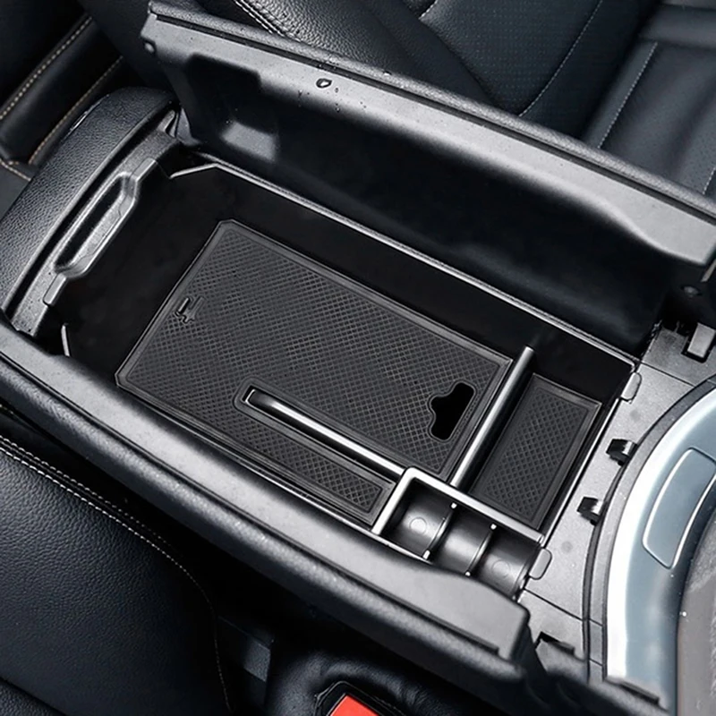 1pc black For C GLC Class W205+ Console Central Armrest Storage Box Multi-function boxes car interior Accessories