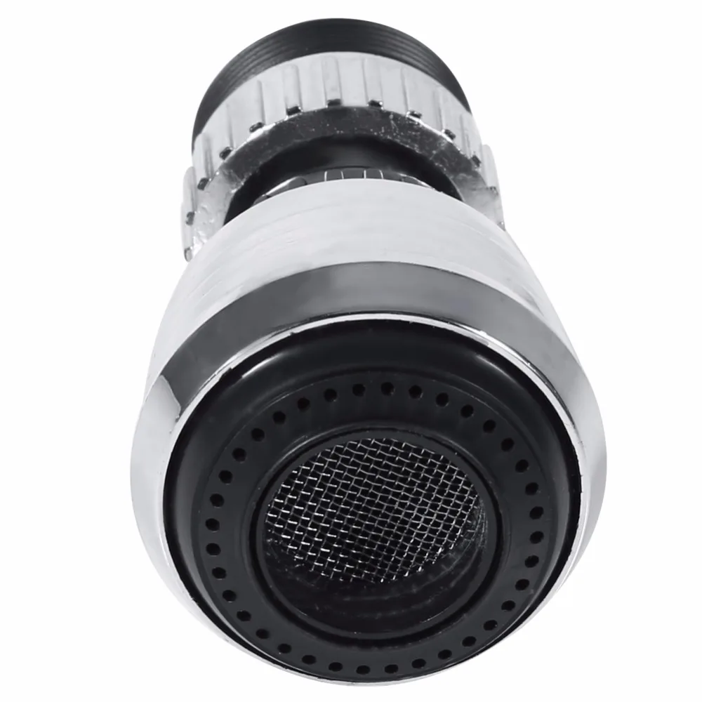

Kitchen 360 Rotary Faucet Shower Head Economizer Filter Water Stream Faucet Pull out Bathroom Universal Plastic