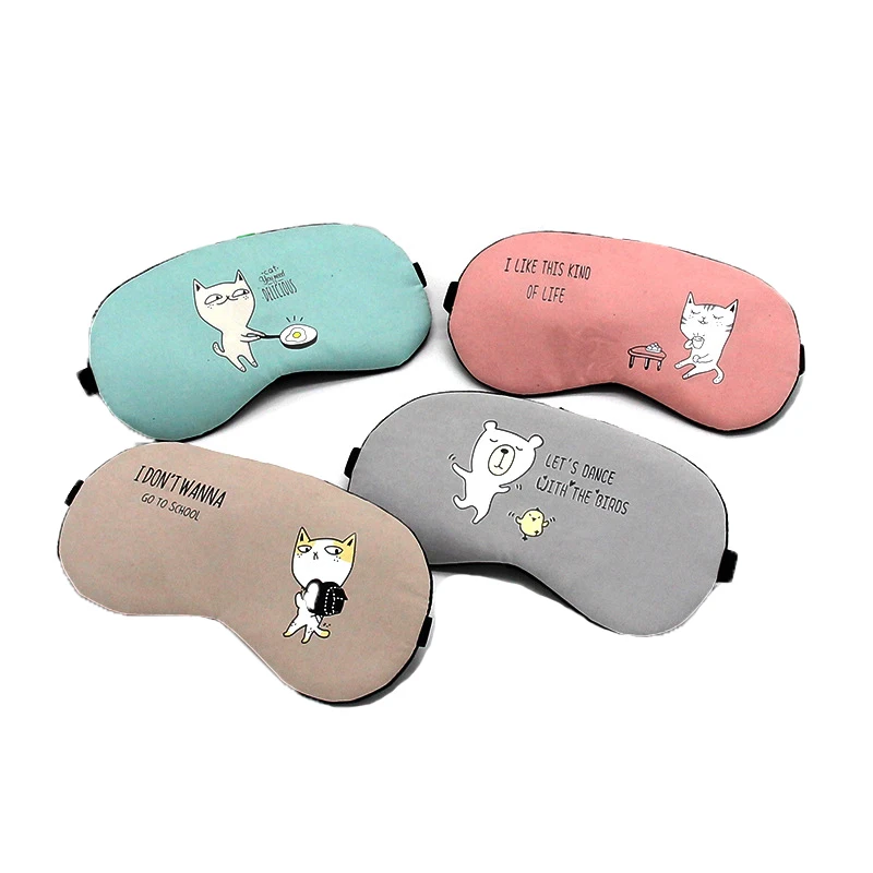 

Sleeping Masks Eye Cover Shade Eyepatch Soft Velvet and Cotton Seamless Cute Dog Cartoon for Travel Relax Sleeping Aid MP0024