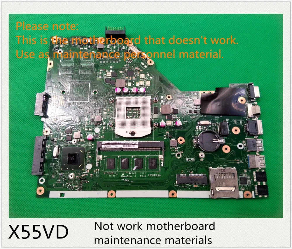For Asus X55VD Laptop motherboard Not work motherboard Repair materials