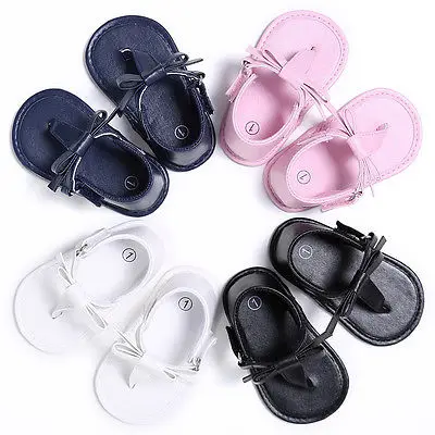 4 цвета взял прекрасный для маленьких девочек сандалии для новорожденных мягкой плоской подошве каблук сандалии с пряжкой Обувь подошве 0-18 месяцев