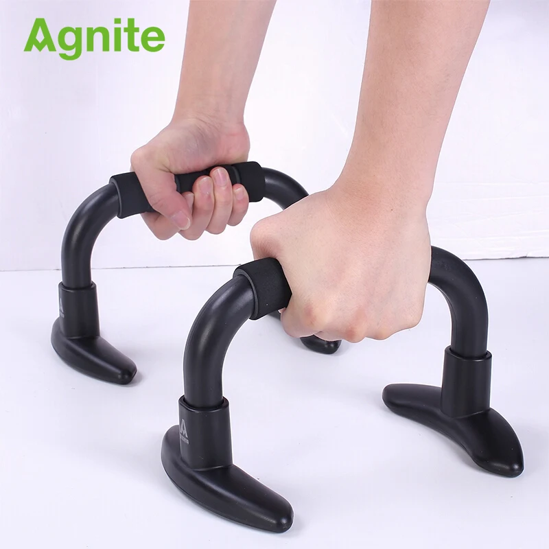 Agnite C-نوع الرياضة اللياقة البدنية دفع عمليات تقف بار الرئيسية الجمنازيوم أدوات الرجال النساء شامل الجسم بناء ممارسة التدريب بالجملة