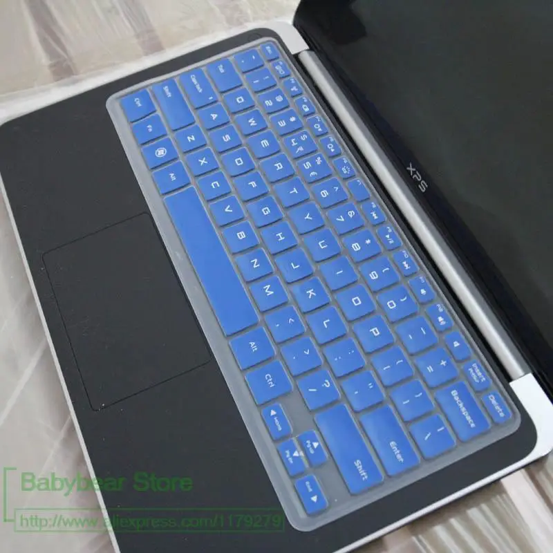 Новая клавиатура ноутбука чехол протектор для Dell XPS 13ZR L321X 14ZR XPS13 Inspiron14z XPS 13Z 13R Vostro V3360 L321X - Цвет: blue