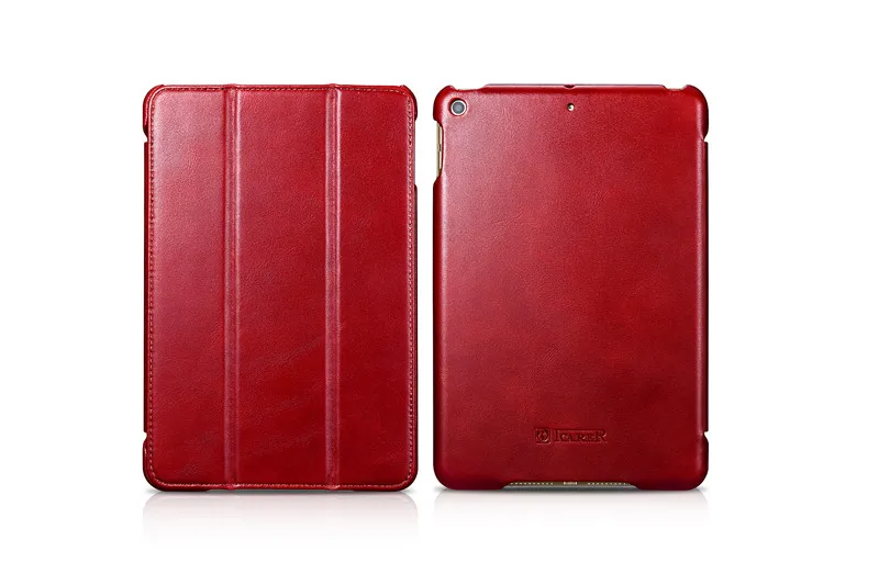 Для iPad mini 4 бренд iCarer винтажная серия чехол из натуральной кожи для iPad mini 5 кожаный чехол s - Цвет: for iPad mini 5