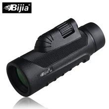 BIJIA 10x42 Монокуляр высокого качества видения Телескоп для охоты высокой мощности монокуляр с призмой BaK4