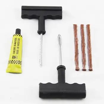 

AOZBZ Professional Car Tire Repair Tool Tire Auto Bike Tubeless Tire Tyre Puncture Plug Repair Kit Studding Tool Set