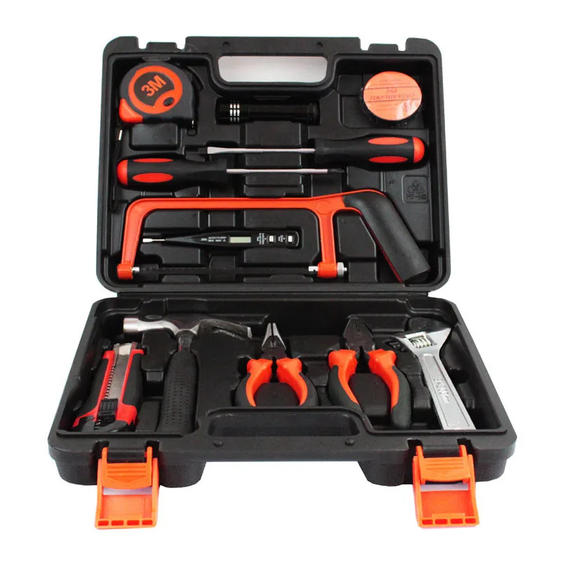 

13-2 Household Tool Set Hardware Combination Set Toolbox Woodworking Electrician Hand Tool set