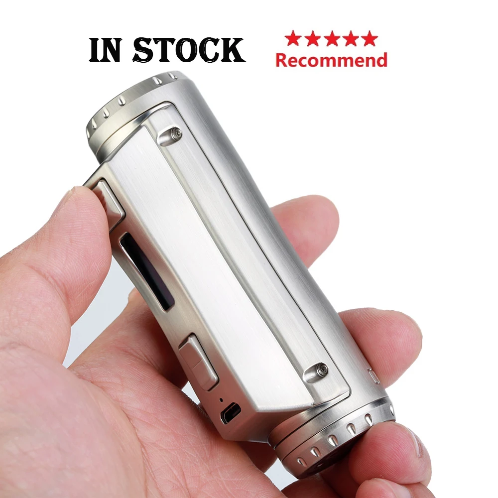 

In stock!!! Ehpro Cold Steel 100 120W TC Box MOD 0.0018S Ultrafast Firing Speed Power by 18650/20700/21700 battery vs Drag 2 Mod