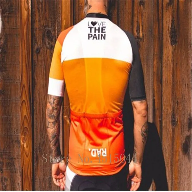 2019 USA love the pain bike jersey summer short sleeve sports tights roupa ciclismo Men's cycling shirt triathlon team clothing