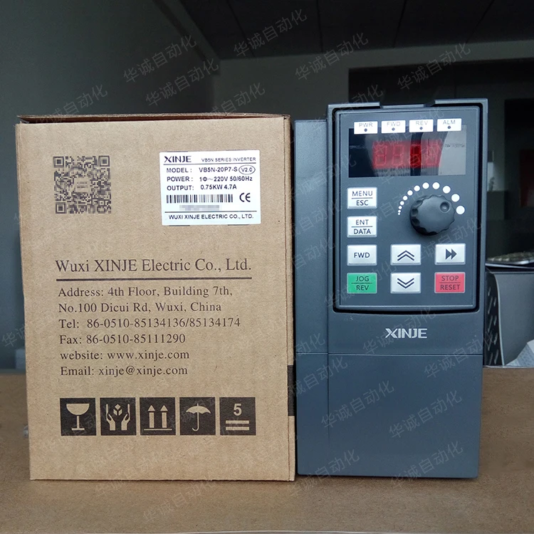 Xinjie 0.75KW ток: 4.7A инвертор VB5N-20P7-S VB5N-20P7 с RS485 функция связи