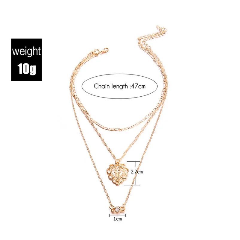 Women Fashion Cross necklace women Chain Elegant Pendant Jewelry Neck accessories collares mujer Collier ras de cou A09#N (4)
