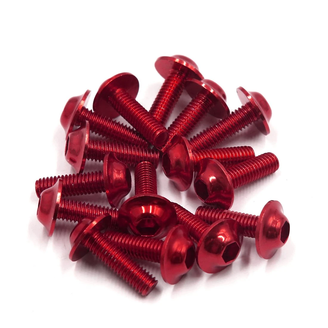 uxcell 8Pcs Colorful Titanium Alloy Motorcycle Hexagon Bolts Screws Fastener M6 x 30mm uxcell 8Pcs Colorful Titanium Alloy Motorcycle Hexagon Bolts Screws Fastener M6 x 30mm