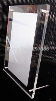 

5 inch Acrylic photo frame crystal photo frame/any size home decor picture frame/New Style Innovative Funny Acrylic Photo Frame