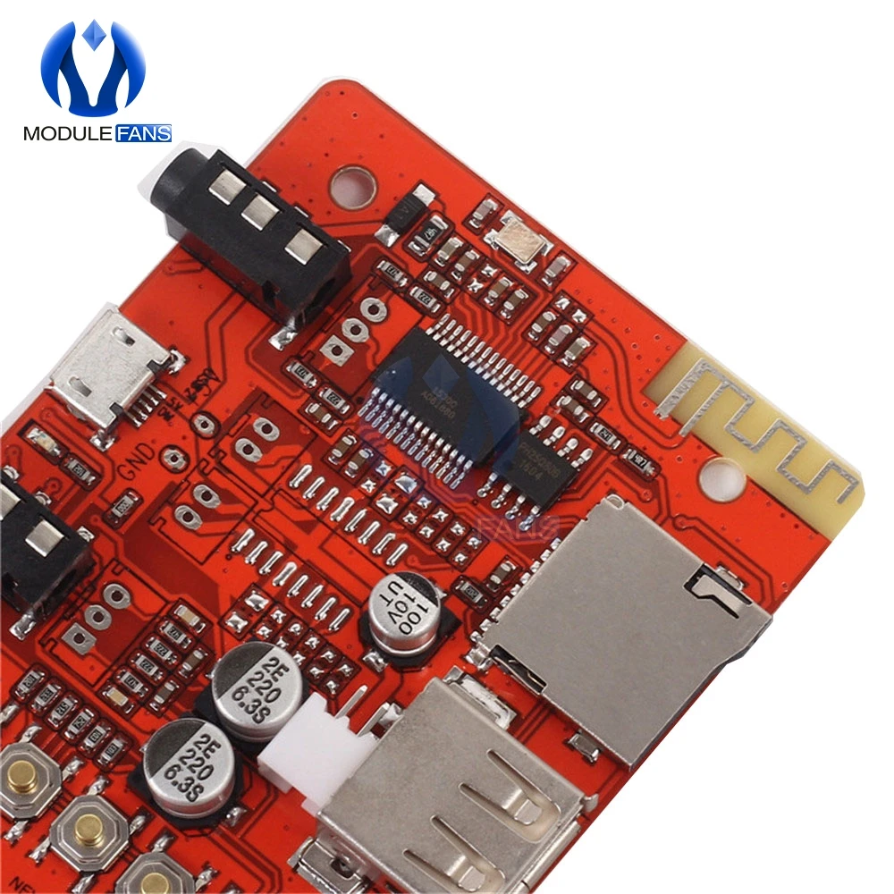 DC 5V 2 4 ГГц Wi Fi беспроводной Bluetooth BLE аудио приемник плата модуль для автомобильного