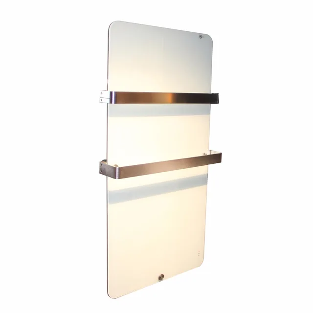 Elektrische Infrarood Verwarming 600 W Badkamer Glas Radiator met ... Elektrische Infrarood Verwarming 600 W Badkamer Glas Radiator met ...