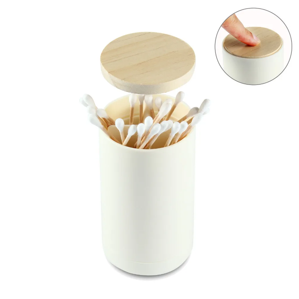 

Automatic Pop-up Cotton Swabs Toothpick Storage Box Table Decoration Storage Box Organizer