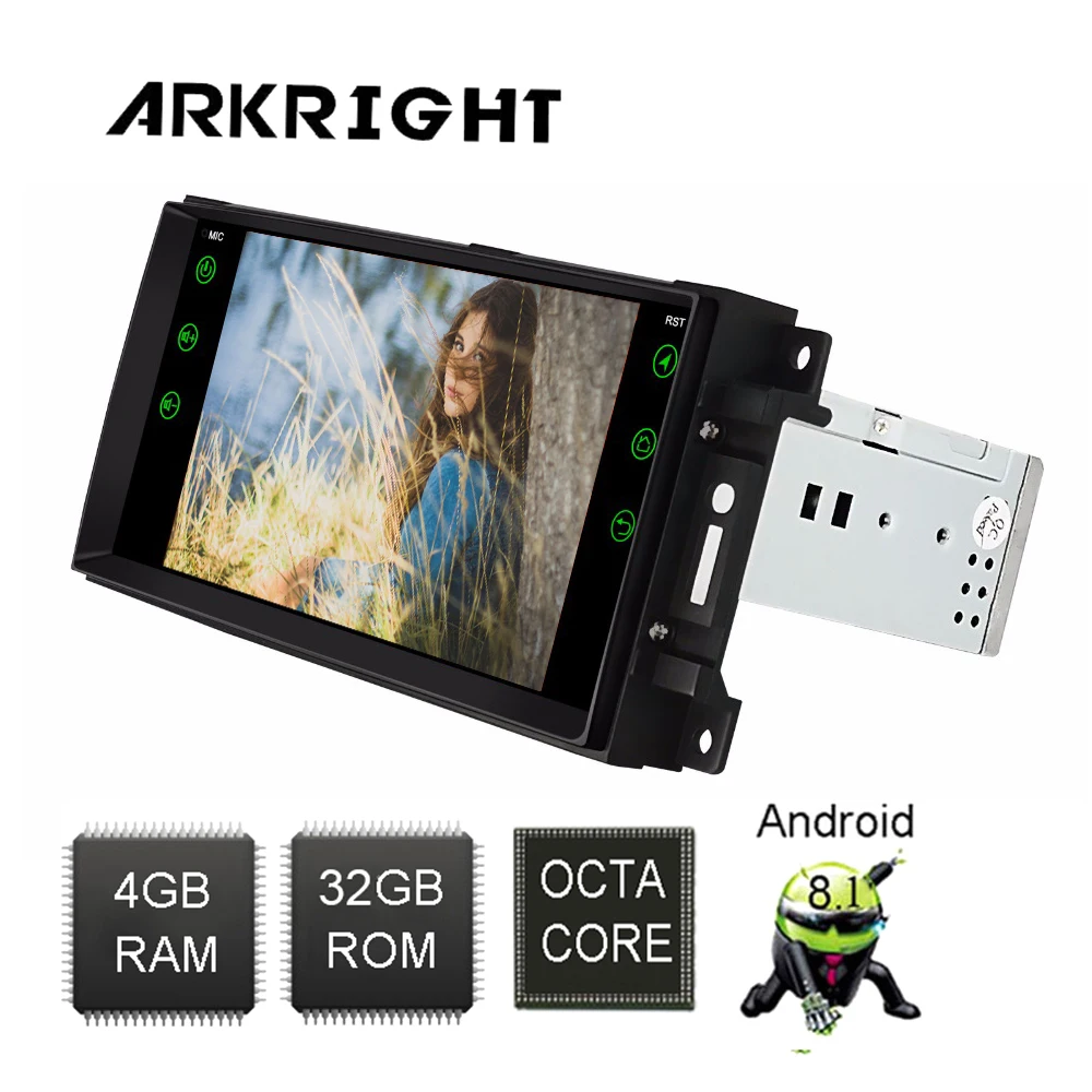 Cheap ARKRIGHT 8" Android Car Radio for Jeep Grand Cherokee/compass/Commander 4+32gb Car Player GPS/autoradio/car DVD player/ with DSP 5