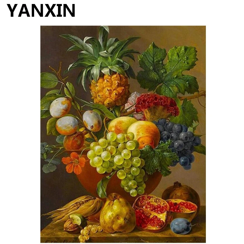 YANXIN DIY рамка картина по номерам масляная краска настенные художественные картины