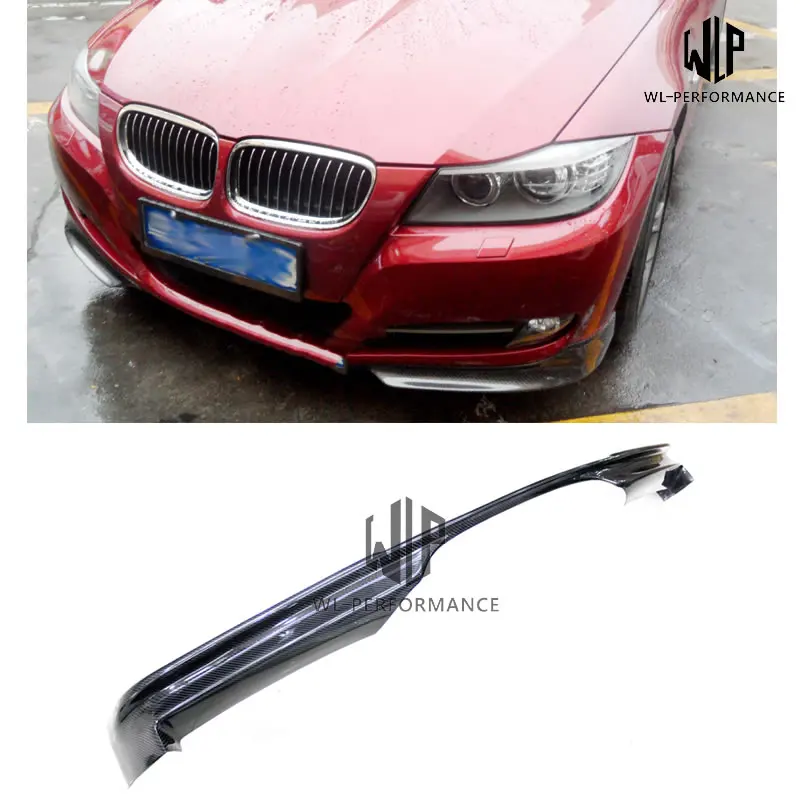 E90 высококачественный сплиттер для переднего бампера из углеродного волокна