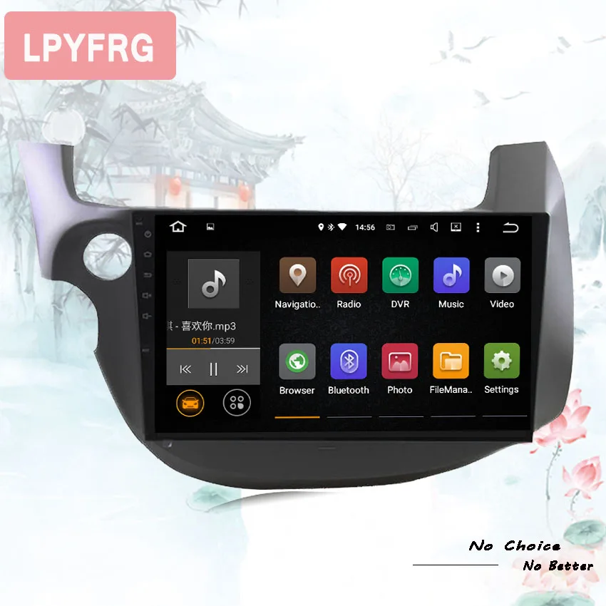 Sale 10.1 Android 8.1 Car DVD GPS for HONDA FIT JAZZ 2007 2008 2009 2010 2012 2013 radio video player 1024*600 RDS wifi Tape Recorder 2