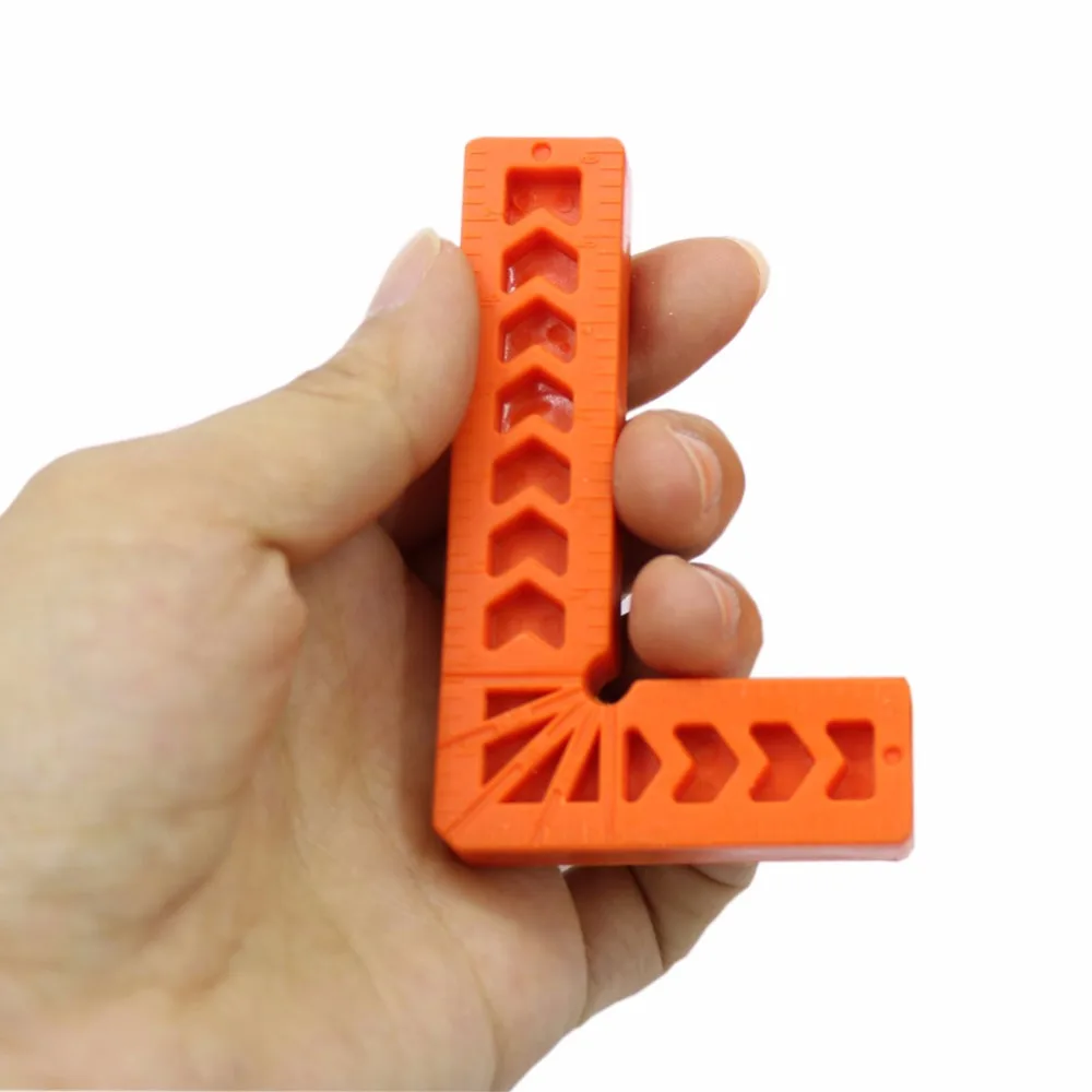 Right Angle Locator Plastic Square Ruler Measuring Tool c