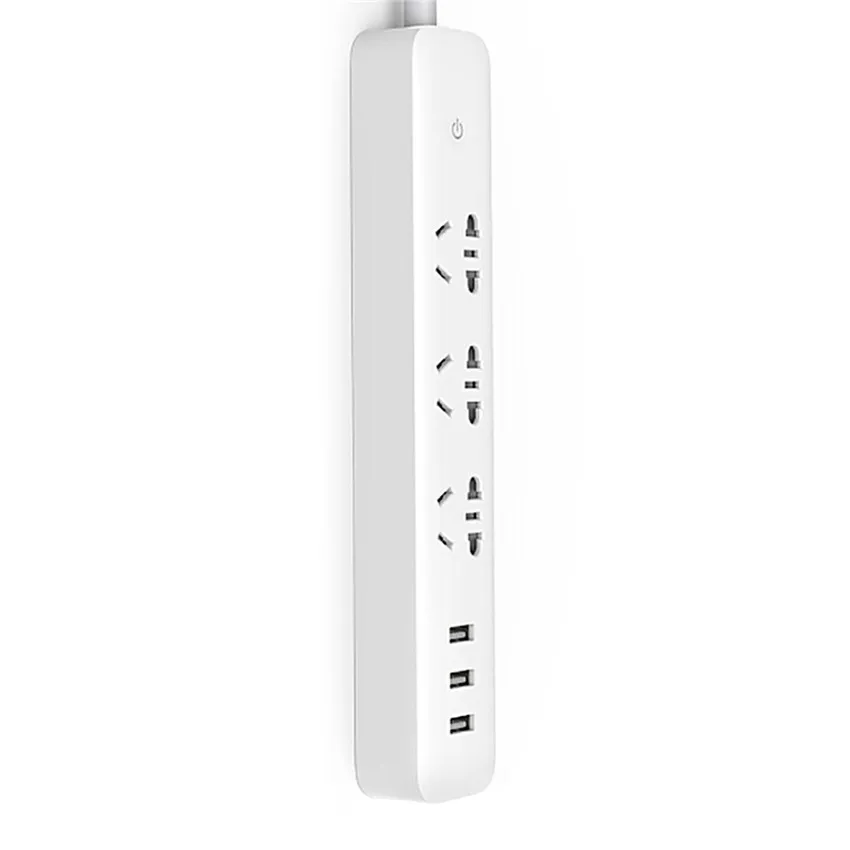 Xiaomi Qingmi Smart Power Strip 3 порта WiFi беспроводной пульт дистанционного управления 3USB 5 В/2A