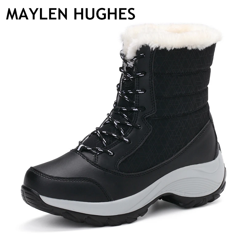 Big Size 41 42 Winter Women Snow Boots Fashion Winter Women Shoes Female Boots Keeping Warm War