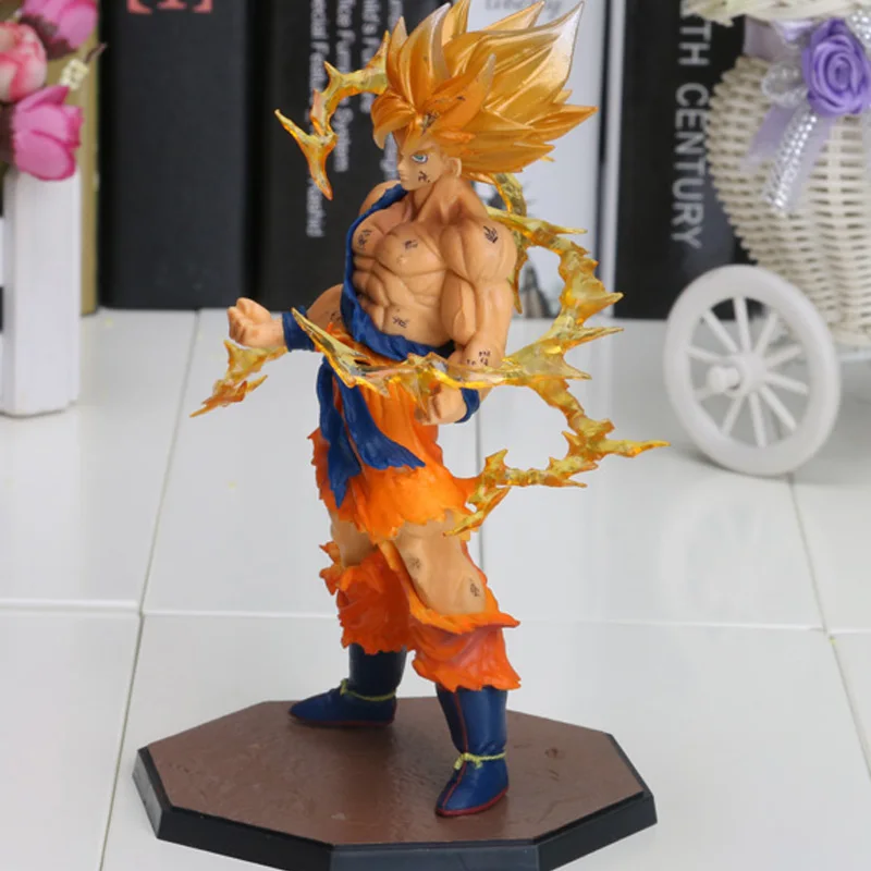 Аниме 17 см Dragon Ball Z фигурки героев Супер Saiyan Сон Гоку ПВХ коллекционная игрушка
