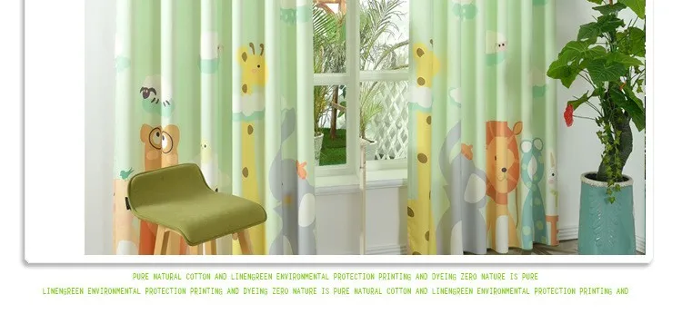 Современный занавес зеленые шторы 3d шторы для спальни шторы для детей гостиной-шторы затемнение cortinas шторы для спальни 3d curtains шторы для детской