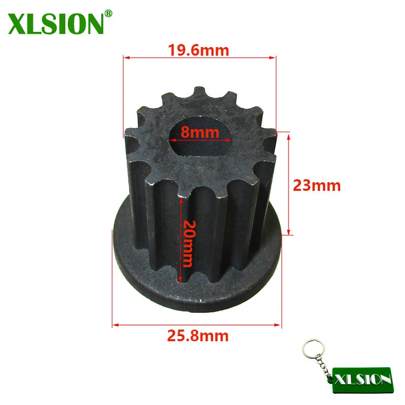 

XLSION 13T Scooter Electric Motor Front Gear Pinion Sprocket Belt Pulley