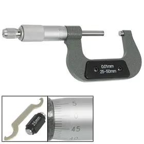 

25-50mm 0.01mm Grad. Metric Outside Micrometer Mechanist Caliper